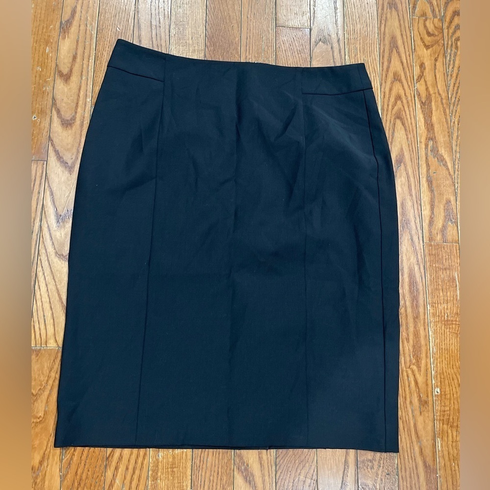 Talbots Classic Black Pencil Skirt